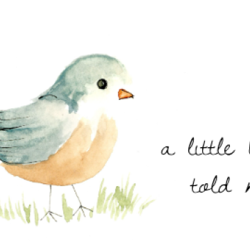 a little birdie told me...Thank You Cards