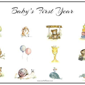 Baby's First Year Cards